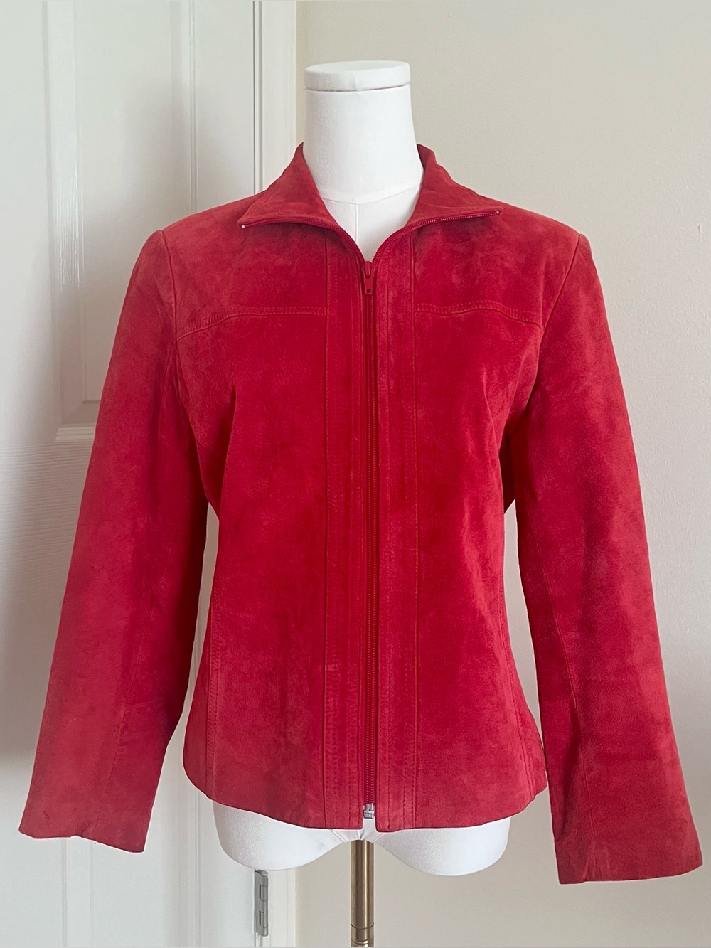 Vintage '90s Yvonne Marie 100% Leather Jacket Womens Size 2 Coastal Cowgirl